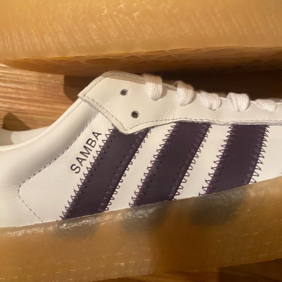 Adidas Samba White and Black Sneakers - Picture 3 of 6